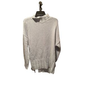 For the Republic Women's Mock Neck Sweater in Blue Large NWT